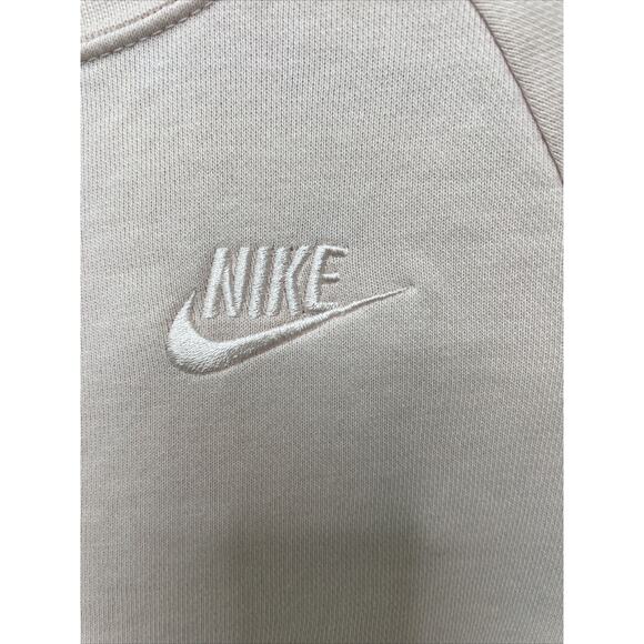 Nike Cropped Sweatshirt Crew Neck Lace Up Pink Size S Workout Gym Athleisure‎ - Picture 4 of 12